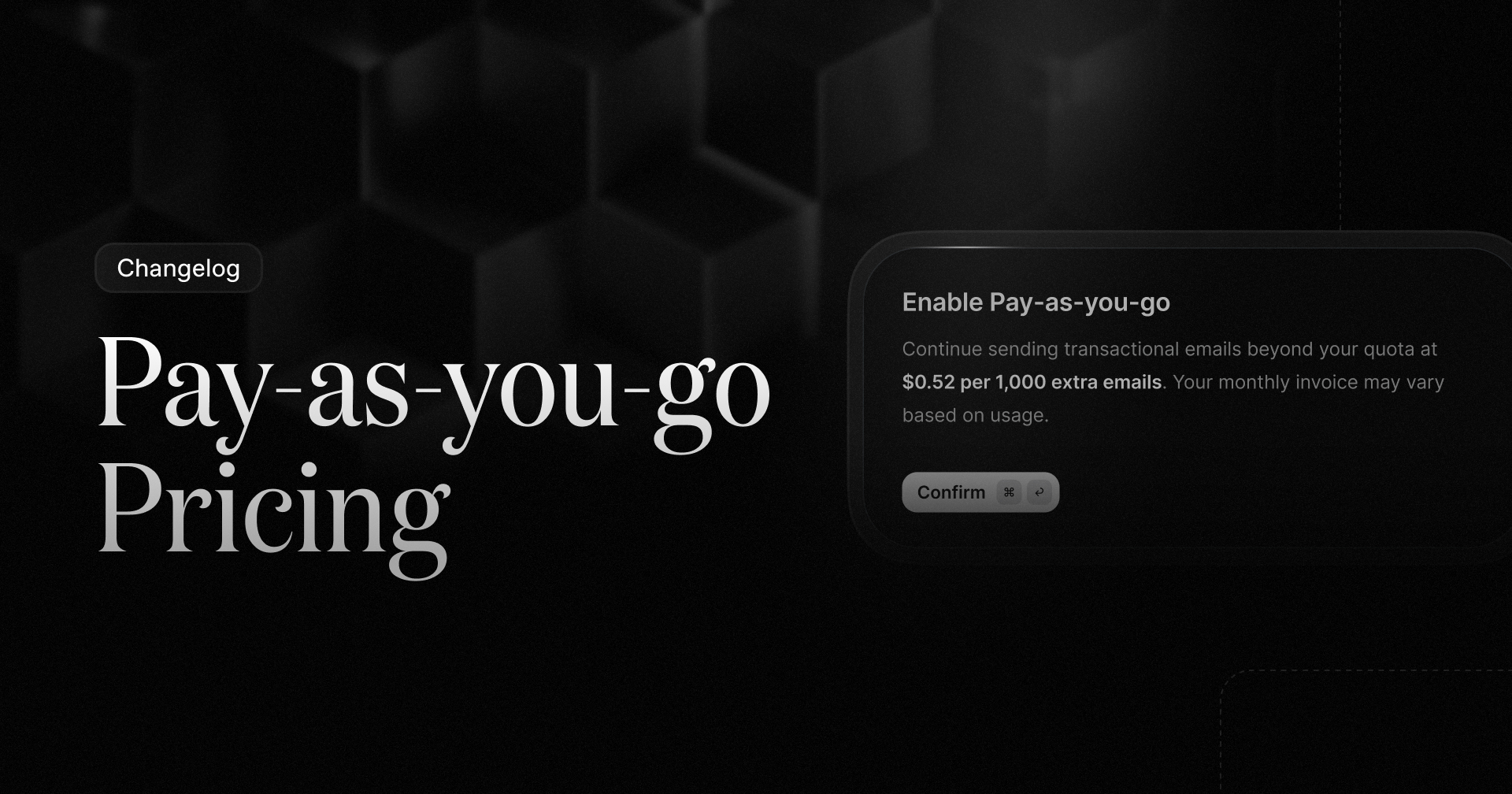 Payasyougo Pricing · Resend