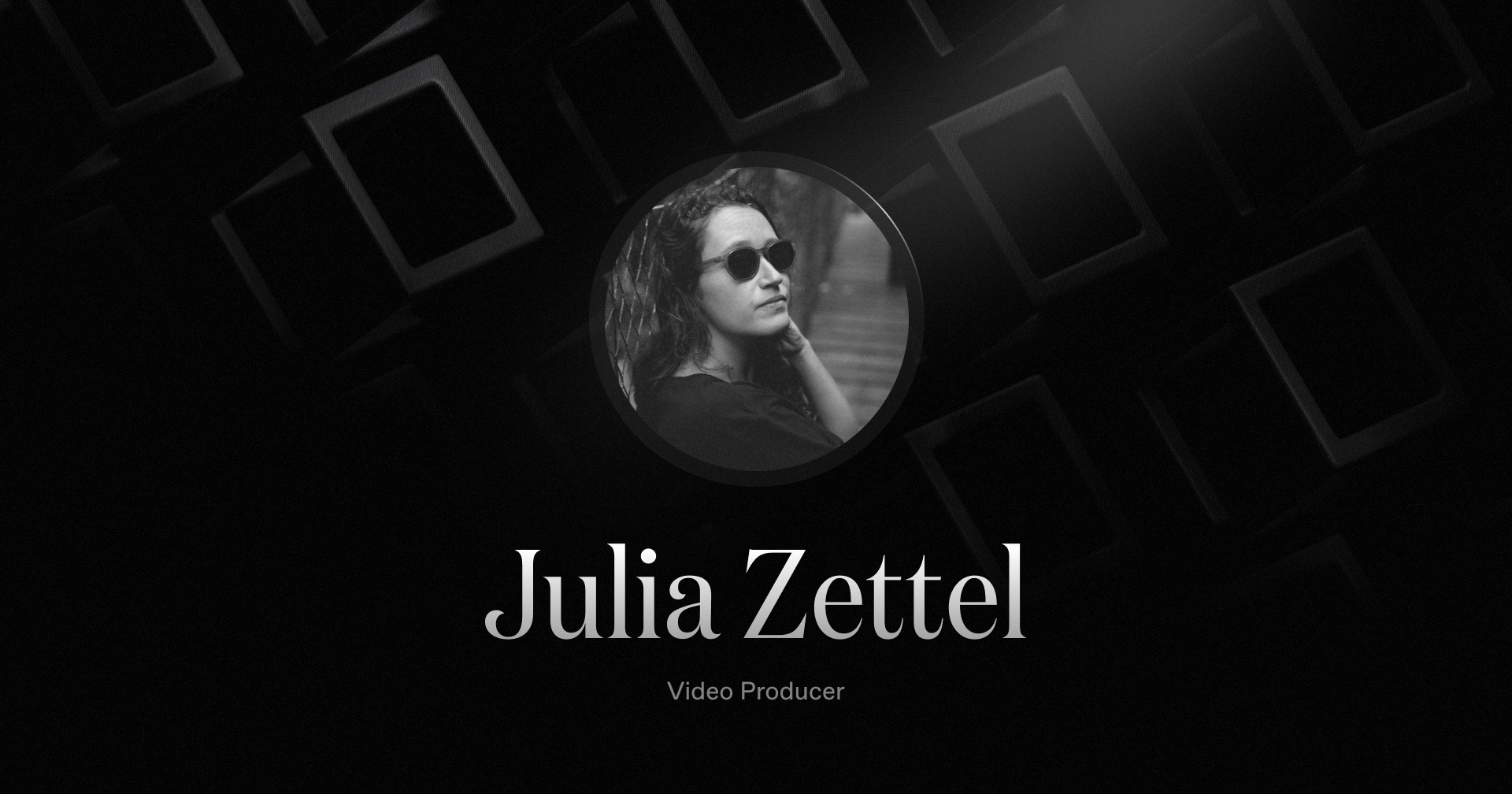 Welcoming Julia Zettel, our new Video Producer