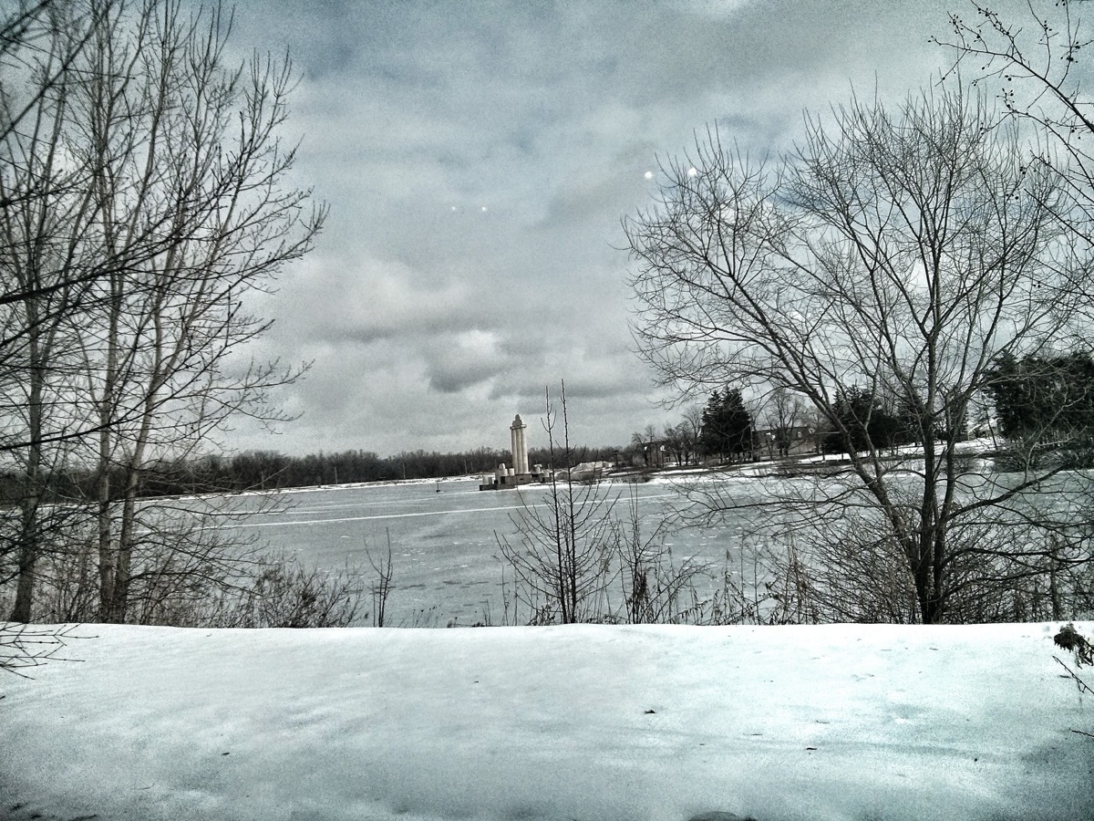 Regular day during winter in Buffalo